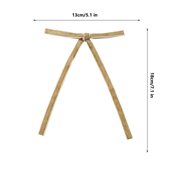 24 Pcs Christmas Tree Velvet Pre-Tied Ribbon Bow 5 x 7 in Wedding Decorating Wreath Spring Summer Winter Christmas Tree Decoration