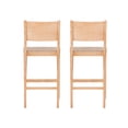 thumbnail image 5 of Holden 29" Bar Stools, Set of 2, Natural with Handwoven Seagrass Seat, 5 of 11
