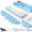 Cloud Wrist Rest - Blue, variant on Qutool Ergonomic Memory Foam Wrist Rest Pad for Keyboard & Mouse, Non-slip Support Cushion, Purple