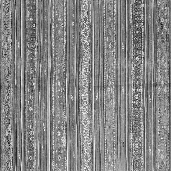Ahgly Company Indoor Square Southwestern Gray Country Area Rugs, 4' Square