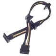 thumbnail image 1 of Cable De Alimentación Atx De 24 Pines A Mb-24 Pines (300 Mm) Bicolor Externo, Negro Y Dorado, 1 of 5