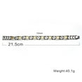 thumbnail image 3 of Bracelet Magnétique en Acier Titane Protection contre les Radiations Bracelets en Zircon pour Hommes, 3 of 4