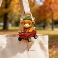 thumbnail image 5 of Christmas Farm Highland Cow Advent Calendar, 24 Days 2D Acrylic Blind Box Ornaments, Cute Cow Countdown for Christmas Tree & Car Rearview, 10.24x7.09in, 5 of 6