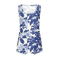thumbnail image 4 of Gamivast Womens Tank Tops Plus Size Floral Graphic Tunic Shirts Casual Loose Crew Neck Sleeveless Blouses Summer Outdoor Dressy Tops, 4 of 6