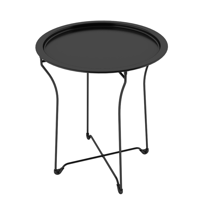 Atlantic Metal Side Table Black Walmart Com Walmart Com