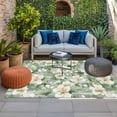 thumbnail image 2 of Sage Green Spring Floral Outdoor Rug for Patio/Deck/Porch, Non-Slip Large Area Rug 5 x 7 Ft, Summer Botanical Farmhouse Indoor Outdoor Rugs Washable Area Rugs, Reversible Camping Rug Carpet Runner, 2 of 8