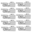 thumbnail image 1 of Prensatelas para dobladillo enrollado ANGGREK 10 piezas de Acero inoxidable, 1 of 8