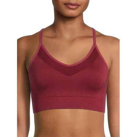 

Avia Women’s Low Support Seamless Pullover Strappy Back Sports Bra