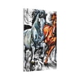 thumbnail image 2 of Kll Four Running Horses Wall Plate,Gloss Finish,Standard Size 1 - 5" X 3", Polycarbonate Thermoplastic,Electric Receptacle Plug Covers, 2 of 8