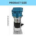 thumbnail image 5 of Professional Woodworking Trimmer Routers for 18V Power Tool Brushless Single Handed 6 Speed Options Collets 1/4", 6mm, 8mm 700W Accompanied By 12 Bit Set Without Battery, 5 of 7