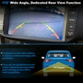thumbnail image 4 of Cámara de Marco de Placa de Licencia de Reversa Trajectoria AHD 1080P 2 en 1 Única para Auto Camión SUV Furgoneta Camper RV Pickup 170 Grados Gran Angular, 4 of 7