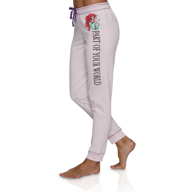 Disney Women's Jogger Pants Adult Princess Print Sweatpants
