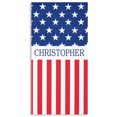 thumbnail image 2 of Personalized American Flag Summer Beach Towel, 2 of 4