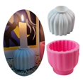 thumbnail image 2 of Simple Striped Candlestick Resins Mould DIY Castings Moulds Concrete Candle, 2 of 5