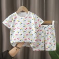 thumbnail image 2 of NOLDARES Toddler Baby Boy Birthday Outfit 1st-5th Kids Shirt Tops + Shorts Set Party Summer Clothes(White,18-24 Months), 2 of 4