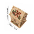 thumbnail image 5 of Clearance! Christmas 3D Wooden House Art DIY Kit Relaxing Craft, Holiday Christmas Handmade Pearl Art Kit Decoration Gifts DIY Craft Project for Kidults Family Holiday Activity #27, 5 of 6