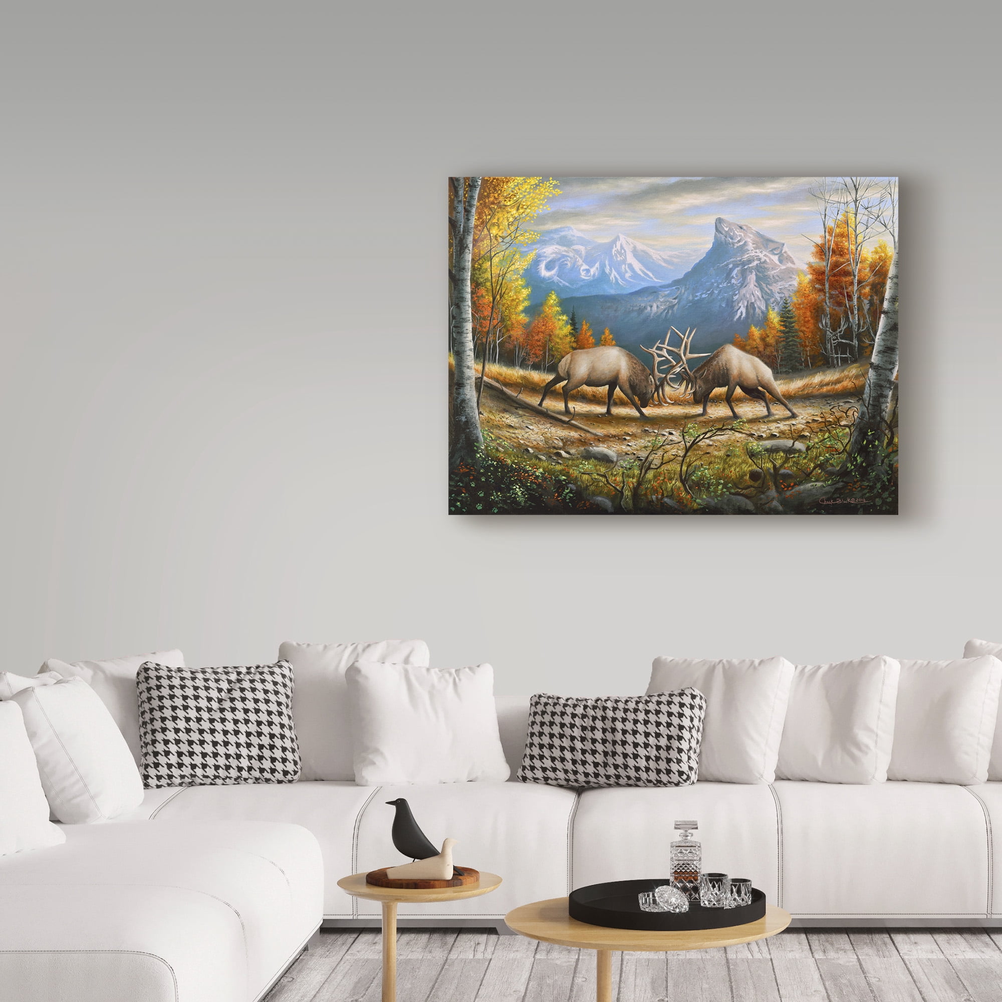 Trademark Fine Art 'The Wild Frontier' Canvas Art by Chuck Black