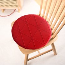 sruoe Seating Cushions, Seat Pads for Kitchen Chairs, Cushion Seat Pads, Chair Cushions, Round Thickened Soft Stool Cushion, Indoor Outdoor Seat Pad for Home, Dining, Office