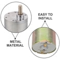 thumbnail image 3 of IDEANATEGRATE Motor Dc Con Reducción De Velocidad Y Construcción Metálica Para Y Proyectos De Modelismo, 3 of 8