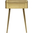 thumbnail image 3 of Meridian Furniture Rylan Gold Metal Night Stand, 3 of 6