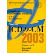 Physician ICD-9-CM 2003: Int'l Classification of Diseases, 9th Revision, Clinical Modification (Paperback) by American Medical Association