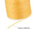 thumbnail image 3 of Unique Bargains Amber Polyester Waxed Leather Sewing Thread, 98 Yards, 3 of 5