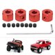 thumbnail image 5 of Piezas De Actualización De Coche RC, Acoplador Combinador De 12mm, Resistencia A La Deformación, Buen Rendimiento Para WPL 1/16 RC Car Para MN 1/12 RC Car OTVIAP Rojo, 5 of 8