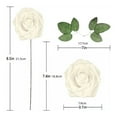 thumbnail image 6 of 25Pcs Soft Foam Artificial Roses for DIY Wedding Bouquets & Party Decor, 6 of 9