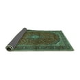 thumbnail image 2 of Ahgly Company Indoor Rectangle Medallion Turquoise Blue Traditional Area Rugs, 5' x 8', 2 of 4