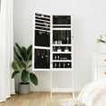 thumbnail image 6 of vidaXL Jewelry Armoire Freestanding Lockable Storage Cabinet Organizer Unit, 6 of 30