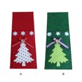 thumbnail image 3 of tredstone 4 Pieces/Set Christmas Tree Dinnerware Holder Bag Cutlery Storage Pouch Decoration Organizer Fork Spoon Festival Party Red, 3 of 8