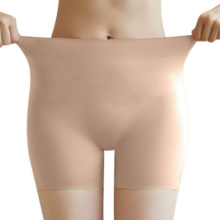 4 Packs Women s Underwear Latex Pad Bottom Thin Seamless Plastic Hip Rich Peach Hip Padded Hip Lifting Artifact Briefs Panties S Beige