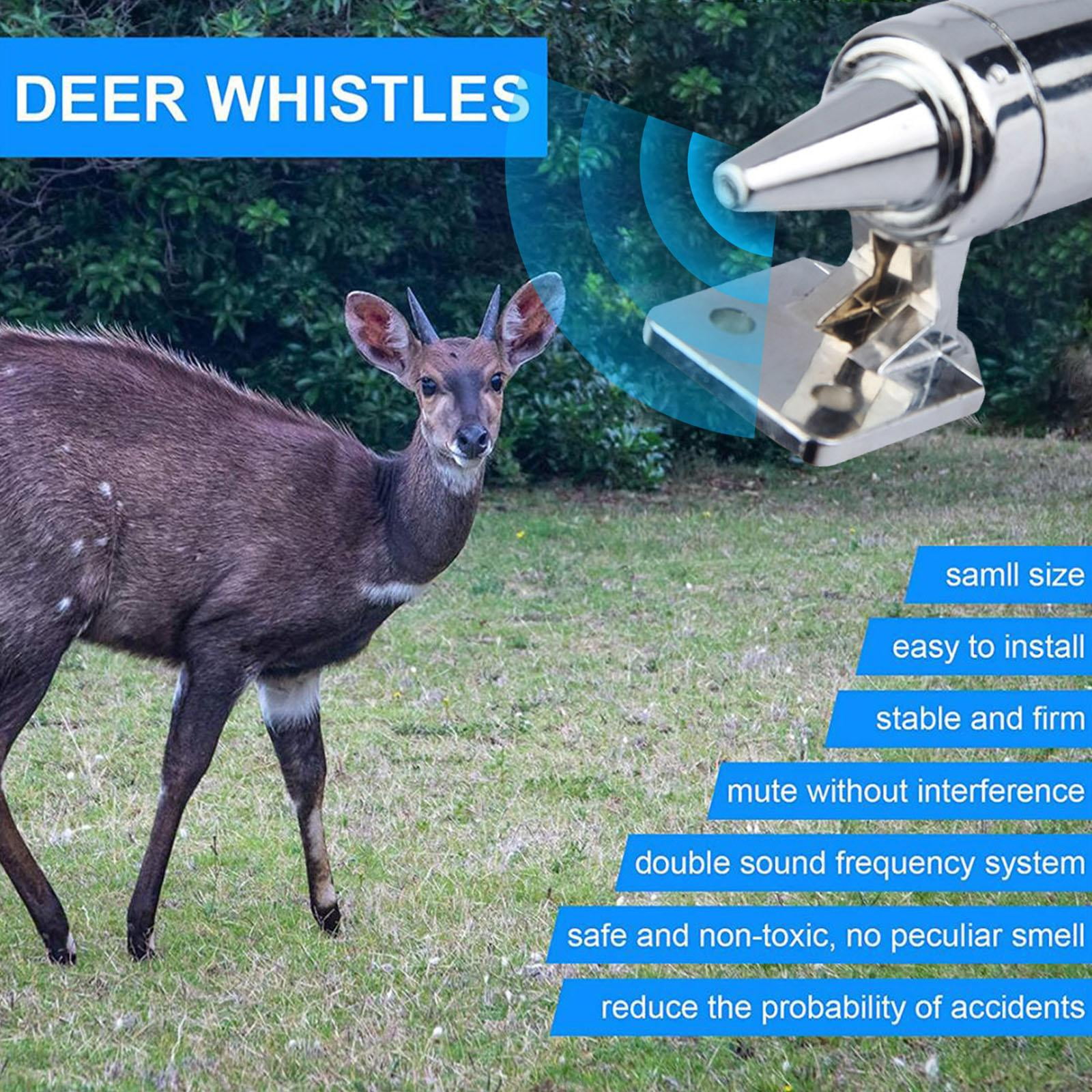 2 PAIR CAR Whistle Warning Animal Deer Kangaroo Repeller Portable Safety  Device $12.35 - PicClick AU