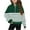 Teens Sweatshirts & Hoodies Green, variant on Sweatshirts for Girls with Front Pocket Fleece Lined Zipper Stand Collared Shirts Size 5-14 Teens Pullover Color Block Warm Sweatshirt Tops