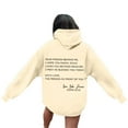 thumbnail image 5 of WENWU Hoodies for Women Long Sleeve Women Pullover Oversized Sweatshirt for Women Beige Hoodies Woman Winter Tops Trending Fashion, 5 of 7