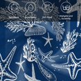 thumbnail image 6 of Navy Blue Coastal Cloth Napkins, Nautical Beach Starfish Coral Summer Washable and Reusable Dinner Napkins Set of 4, Table Napkin for Kitchen Party Birthday Wedding Hotel Housewarming 20"x20", 6 of 9