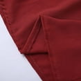 thumbnail image 6 of Summer Sets Women 2 Piece Outfits Loose Casual Solid Color And Linen 3/4 Sleeved Tops+Pants Outwear Set Red 4XL, 6 of 8