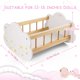 thumbnail image 3 of Cama para muñecas BABESIDE, cuna mecedora de madera para muñecas de 30 a 40 cm, 3 of 6