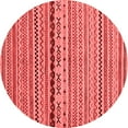 thumbnail image 1 of Ahgly Company Indoor Round Oriental Red Modern Area Rugs, 7' Round, 1 of 4