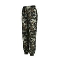thumbnail image 1 of Plus Womens Cargo Pants High Waist Jogger Camo Trousers Pockets Sweatpants, 1 of 4
