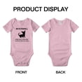 thumbnail image 3 of Warning: Protected by A Cardigan Welsh Corgi Dog Funny Baby Rompers Baby Clothes (Pink,18-24 Months), 3 of 5