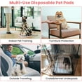 thumbnail image 3 of Xwlshop100 Count Disposable Puppy Pee Pads, 18" x 13" Ultra Absorbent Leak-Proof Pet Training Pads for Dogs, Cats & Small Pets, 3 of 7