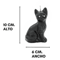 thumbnail image 4 of 5 velas en forma de Gatos (En color negro), un toque especial para adornar tu hogar, 4 of 6