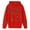 Red-2, variant on Girls' Active Long Sleeve Hooded Sweatshirt Red Casual Hoodies Cute Oversized Print Pocket Sweatshirt Tops 11-12 Years