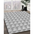thumbnail image 2 of Ahgly Company Indoor Square Patterned Gray Novelty Area Rugs, 6' Square, 2 of 6