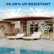 thumbnail image 2 of Qinaqin 15FT Patio Umbrella con Base cm de Profundidadouble-Sided Rectangular Outdoor Ideal para Backyard Garden Profundidadck Swimming Pool Anchoine Rojo, 2 of 5