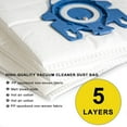 thumbnail image 4 of 20 Packs  Airclean GN 3D Bags Compatible with Miele S2  S5  S8  Classic C1  Complete C2 and Complete C3 Series Canister Vacuum Cleaner, 4 of 6