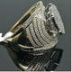 thumbnail image 1 of Anillo con Engaste de Diamantes Completo Anillo Chapado En Oro Anillo con Engaste de Diamantes Completo, 1 of 7