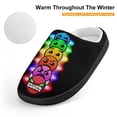 thumbnail image 4 of Kids Slippers Geometry Dash House Slippers Warm Soft Plush Slipper Anti-Slip Winter House Shoes for Boys Girls, 4 of 7