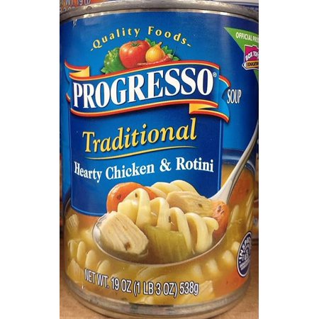 Progresso Traditional Hearty Chicken And Rotini Soup, 19 Oz, 2 Pack
